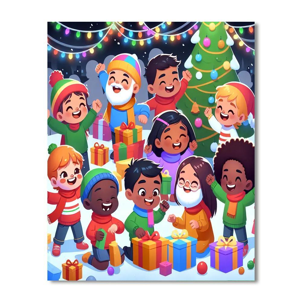 Magical Holiday Celebration Paint By Color