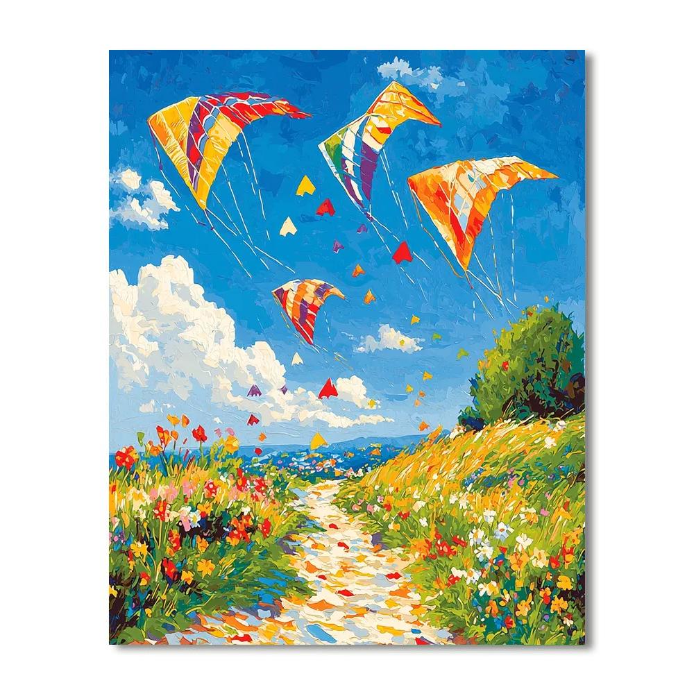 Kite Flying Memories Paint By Numbers