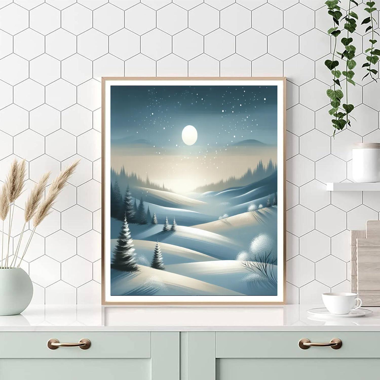 Magic Of Winter Nights Paint By Number