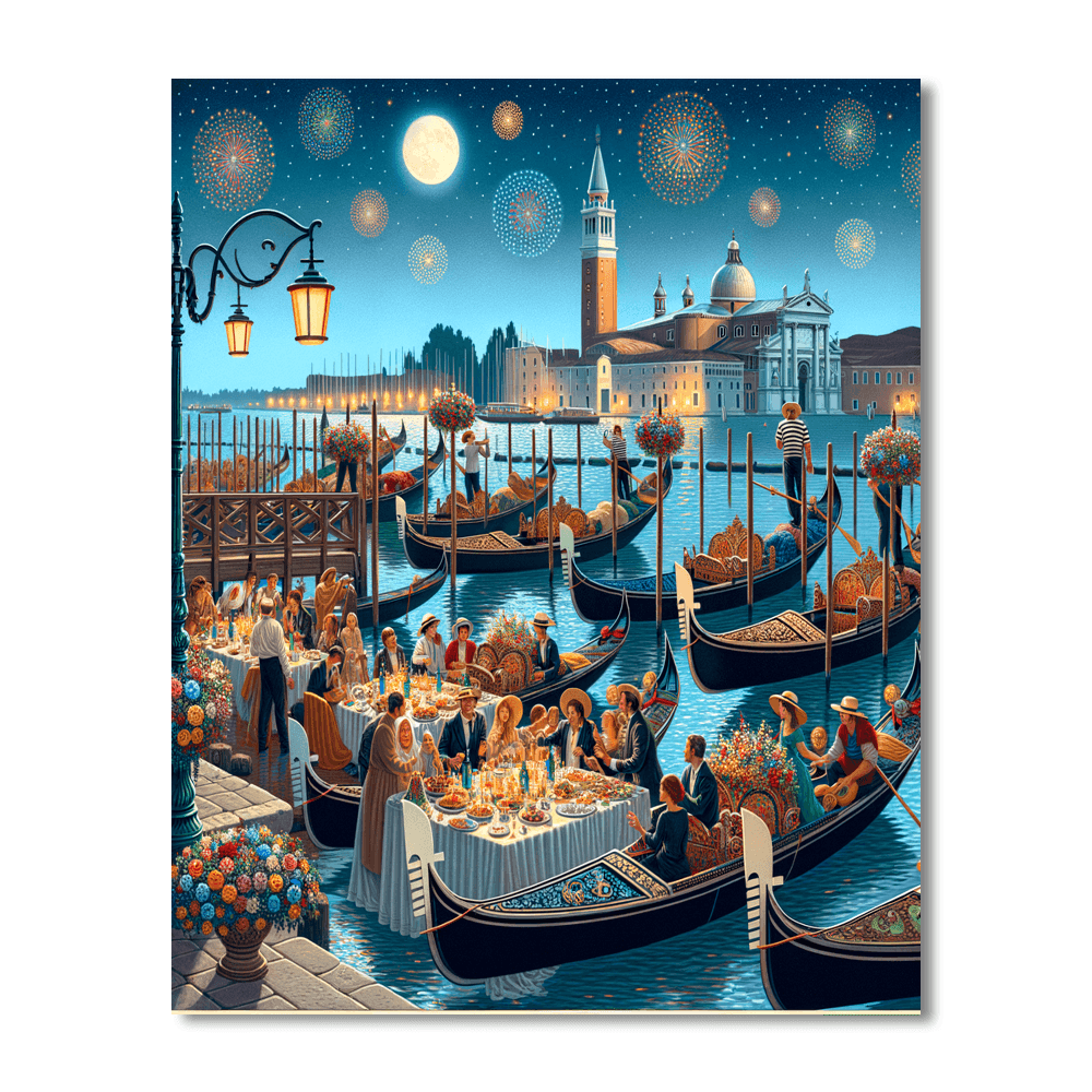 The Festa Del Redentore Paint By Color