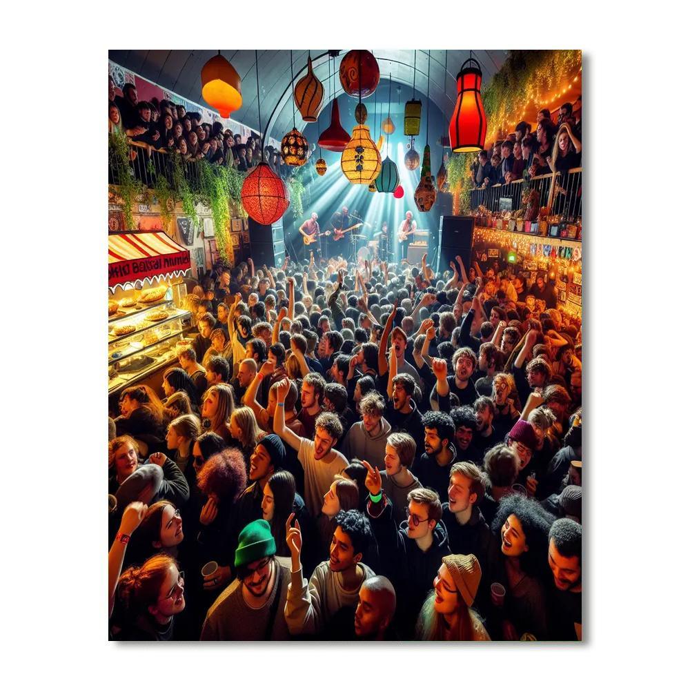 Iceland Airwaves Music Festival Paint By Numbers Art