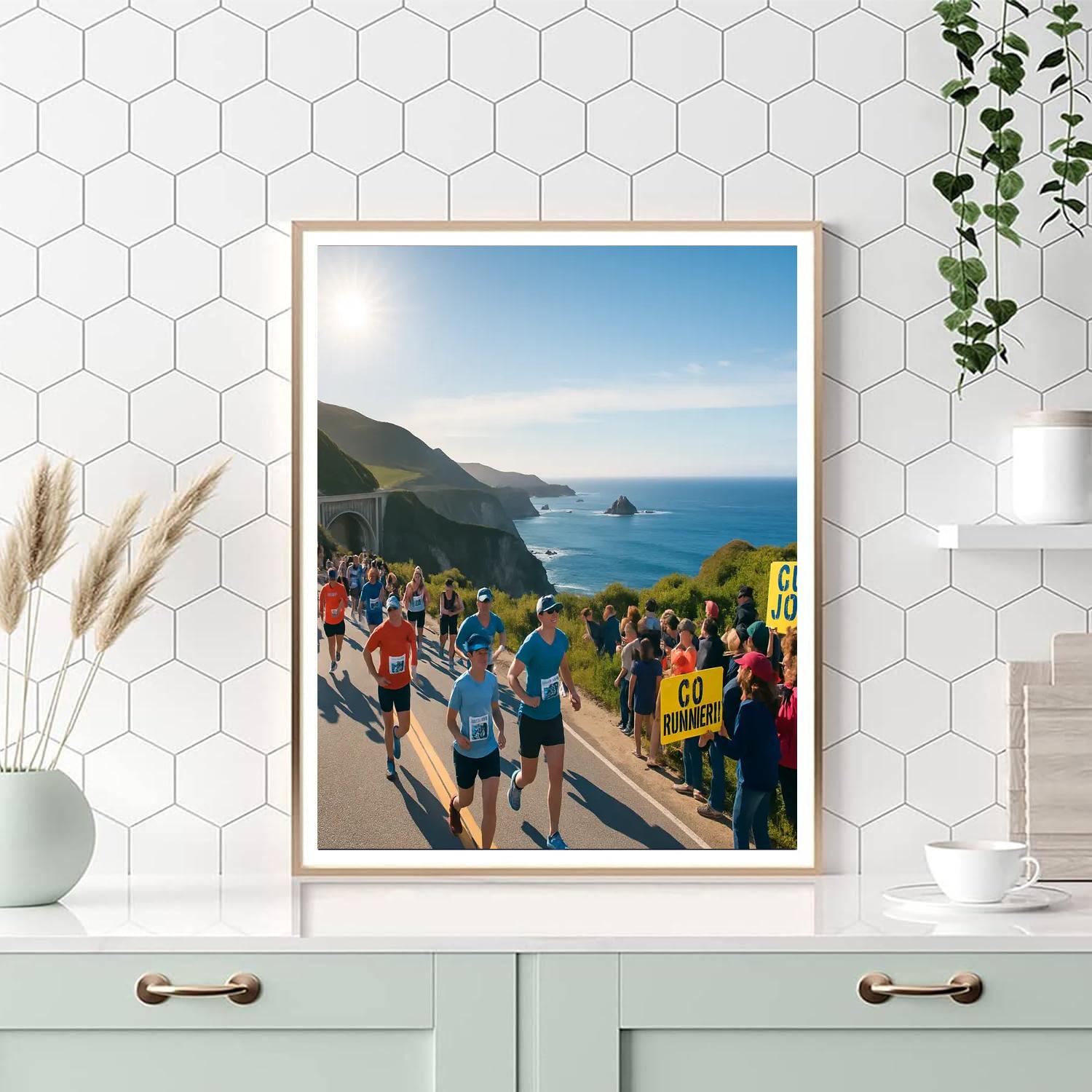 Big Sur International Marathon Painting Number Kit