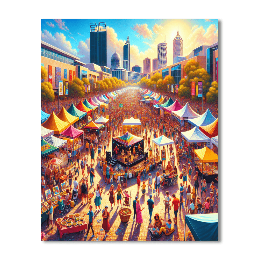 Perth Festival Paint By Color