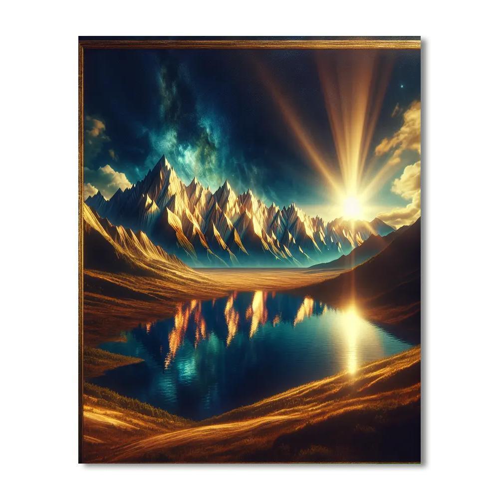 The Great Mountain Escape Painting By Numbers Kit