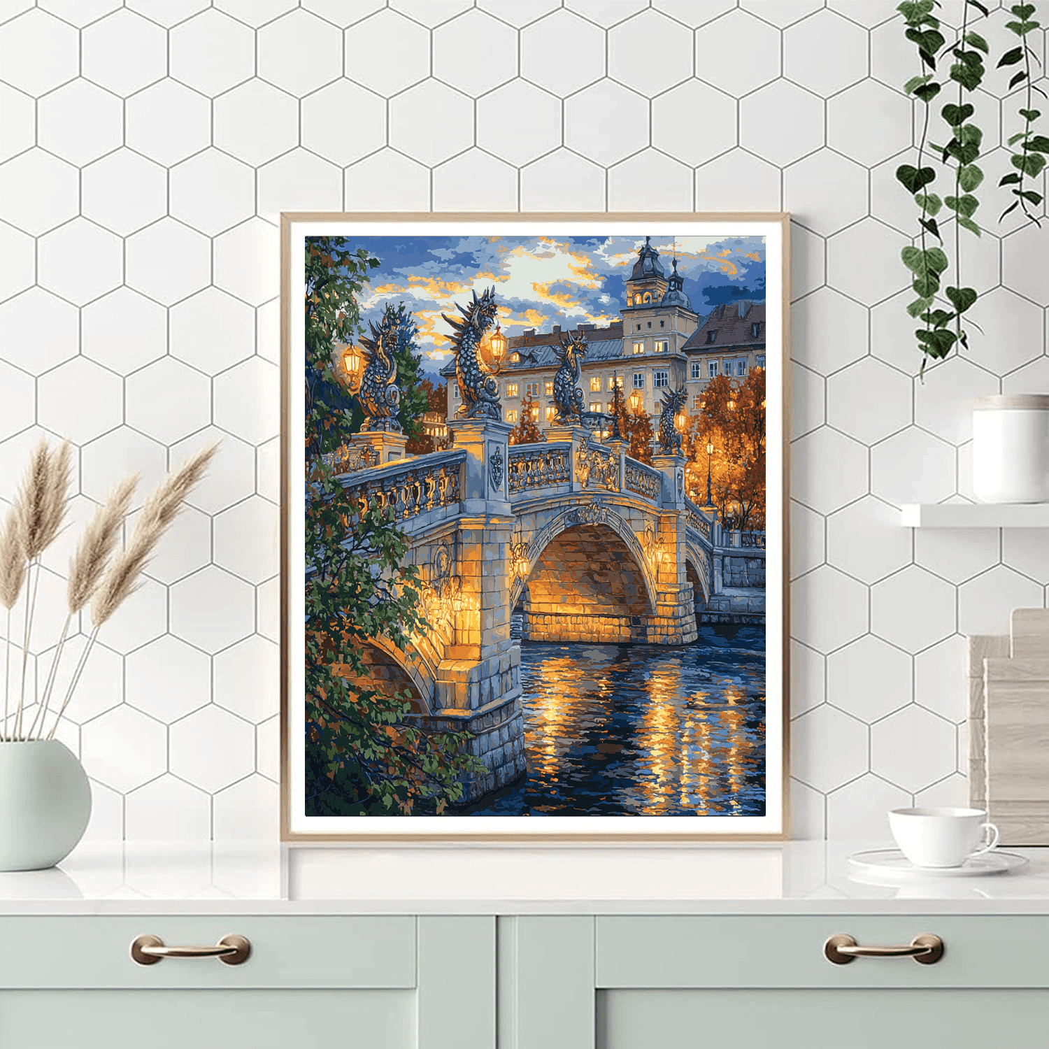 Dragon Bridge Numbered Painting Kits