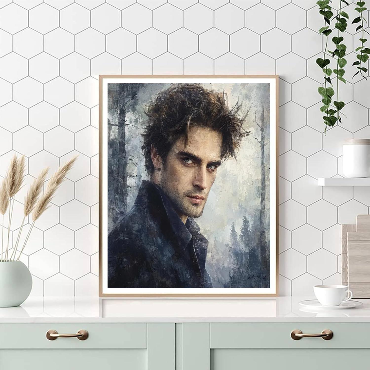 Robert Pattinson: The Brooding Depth Of Edward Cullen Paint By Numbers Kits