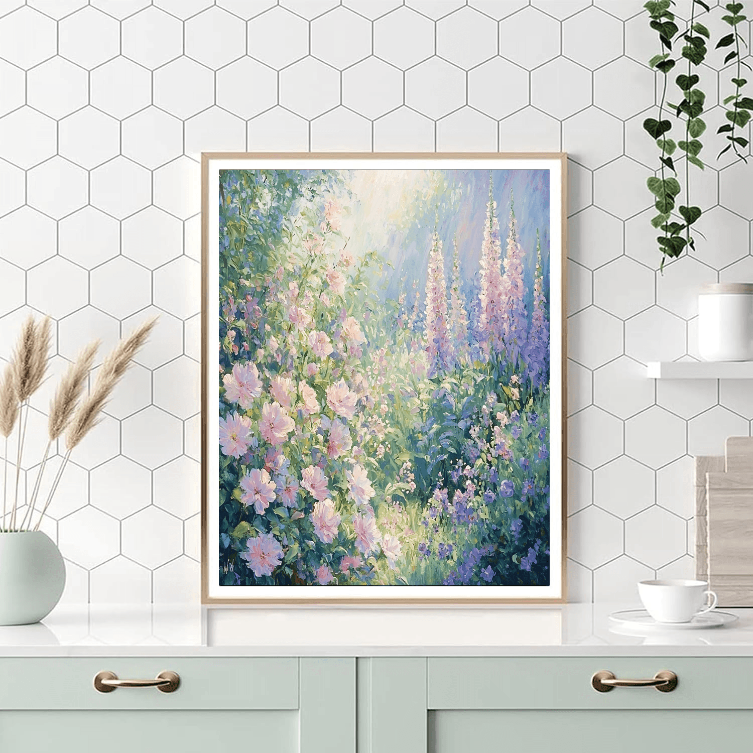 Claude Monet Inspired Monet's Floral Dream  Paint By Numbers Art