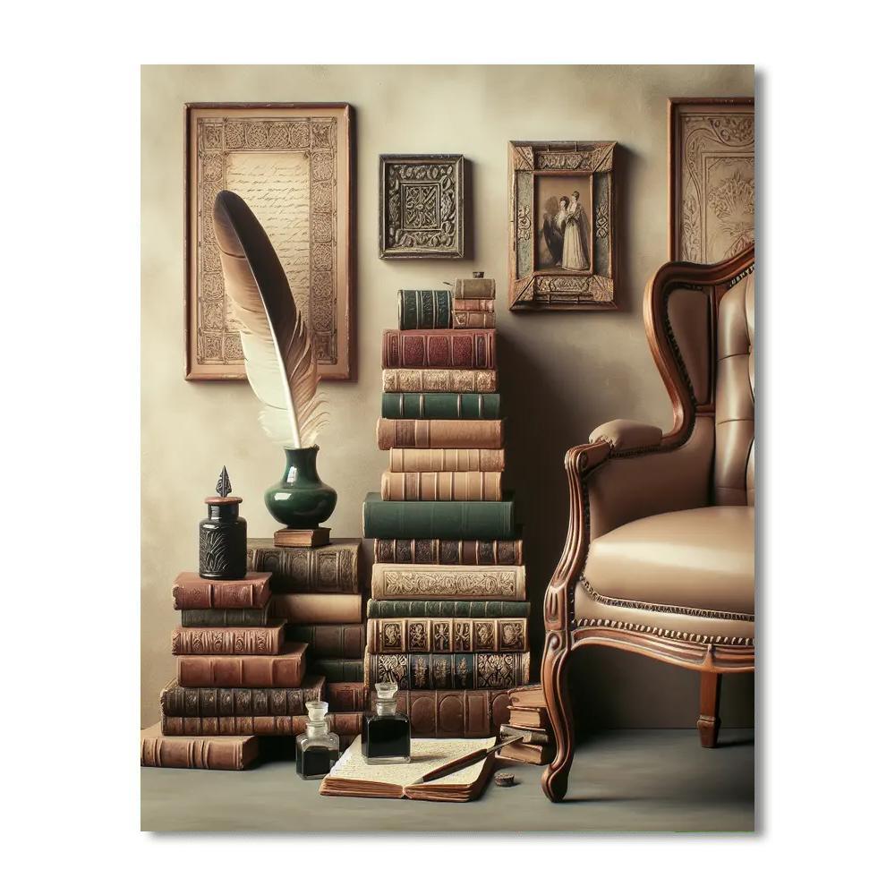 Classic Literary Voyage Painting Number Kit