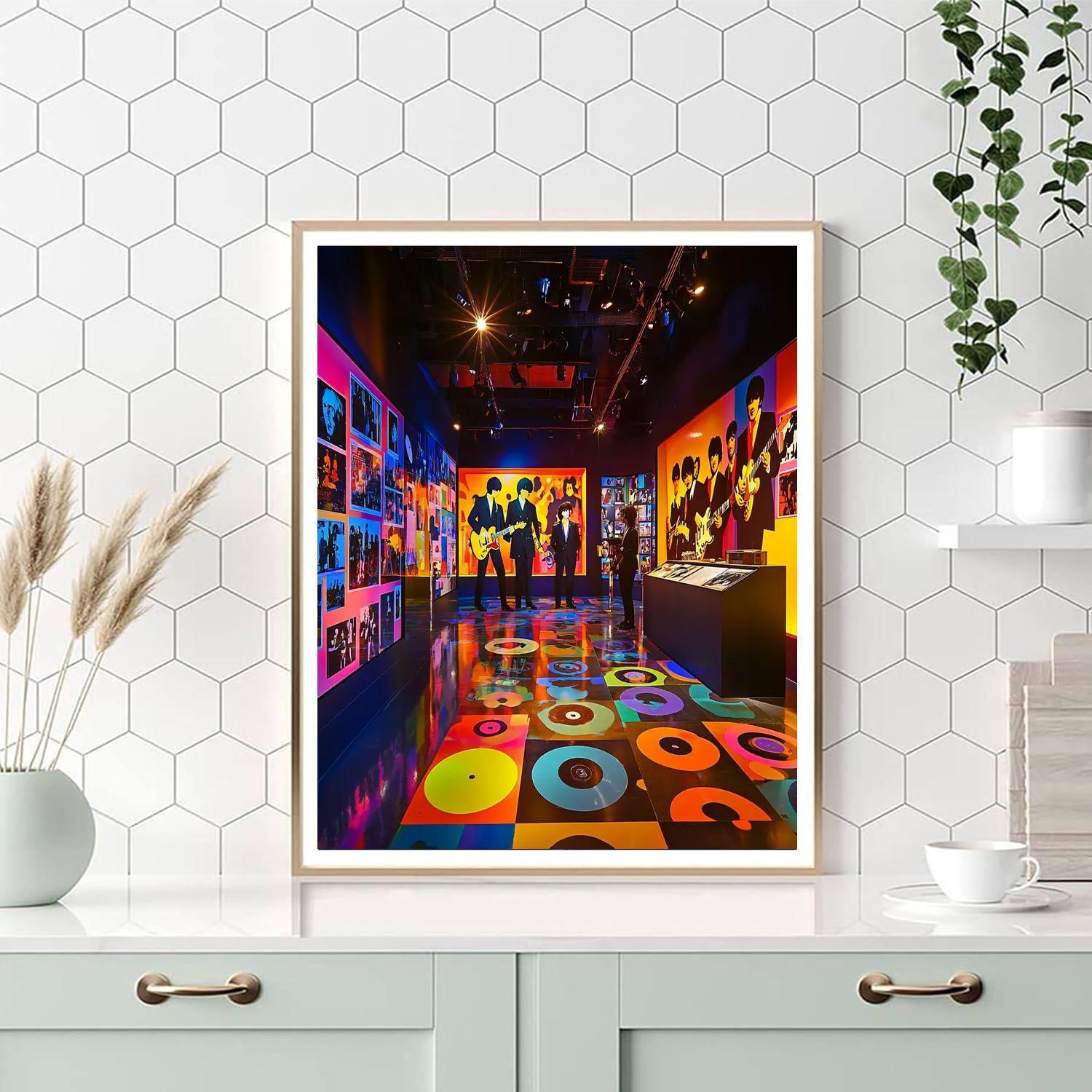 The Beatles Story In Liverpool Painting Number Kit