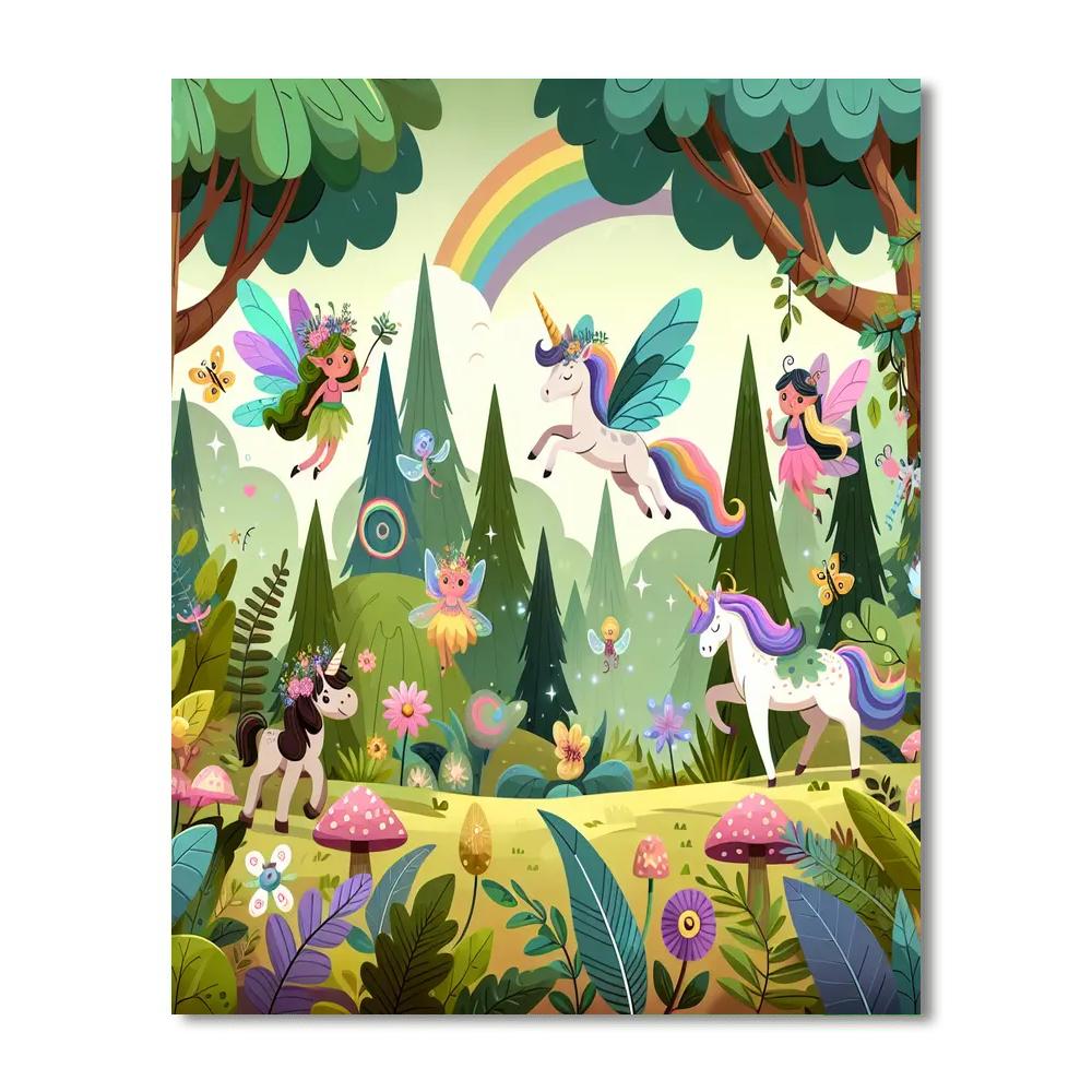 Epic Enchanted Forest Paint By Color
