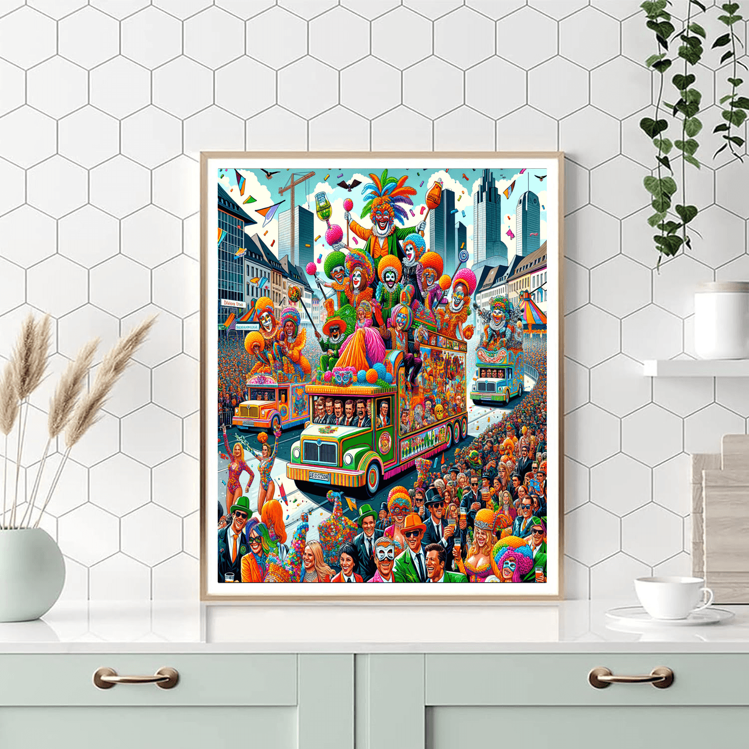 Fasching Festival Painting By Numbers Kit