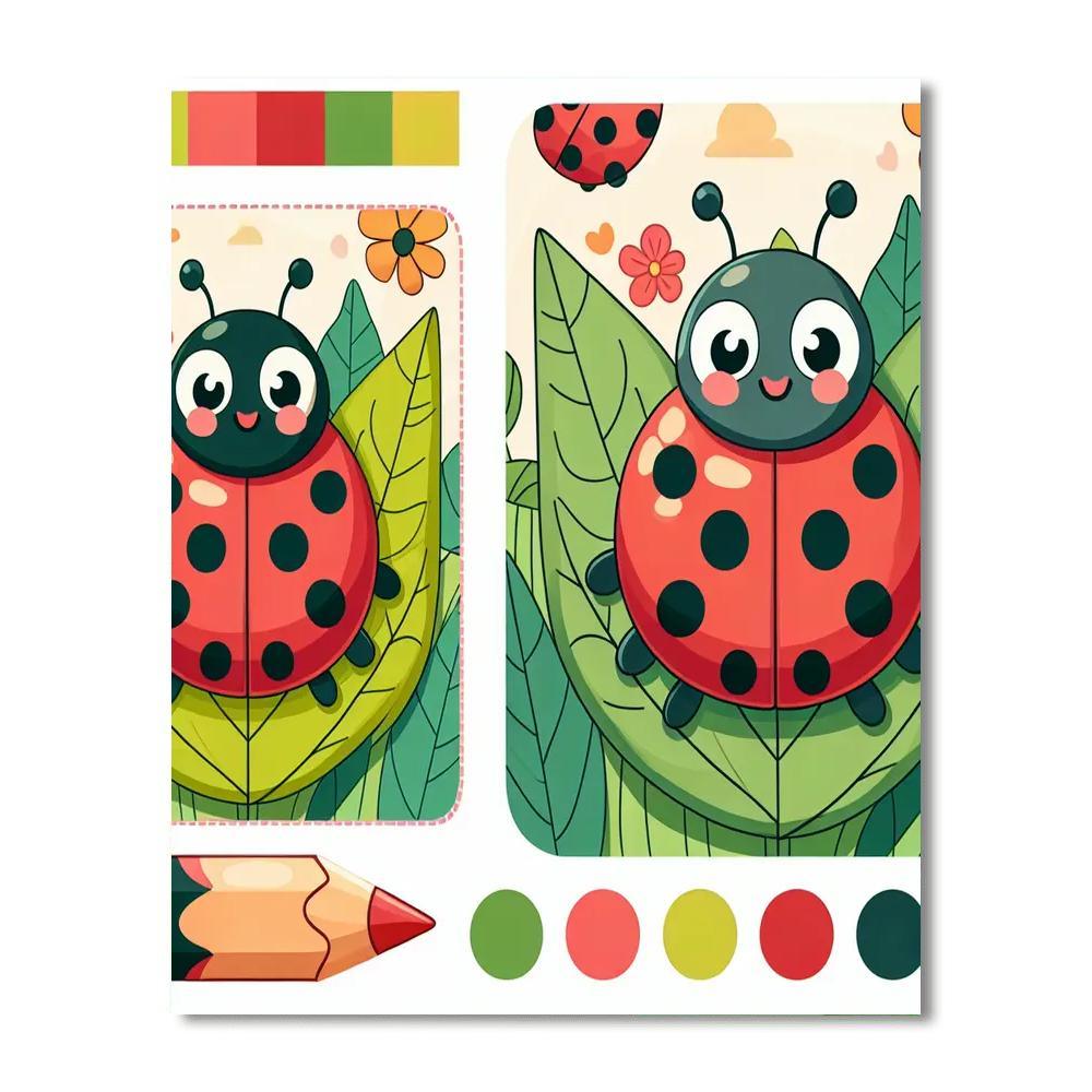 Garden Critters DIY Paint By Numbers