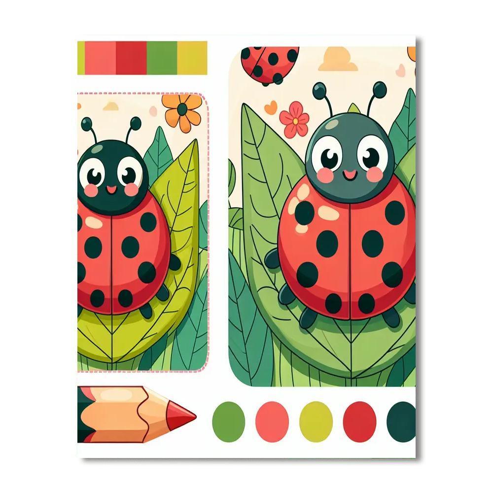Garden Critters DIY Paint By Numbers