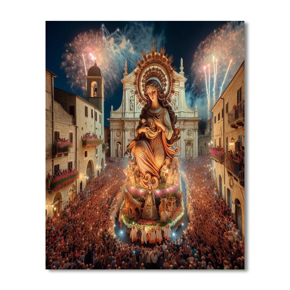 Festa Della Madonna Bruna - Matera DIY Paint By Numbers