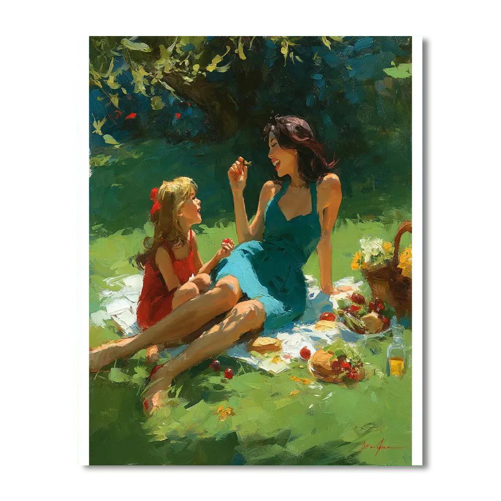 An Afternoon In The Park Paint By Numbers