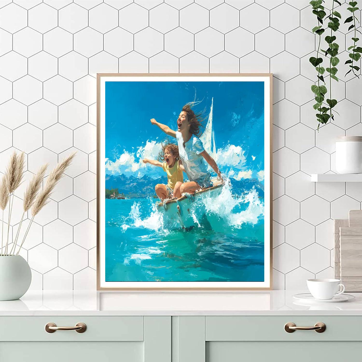 Sailing Through Adventures Paint By Numbers Art