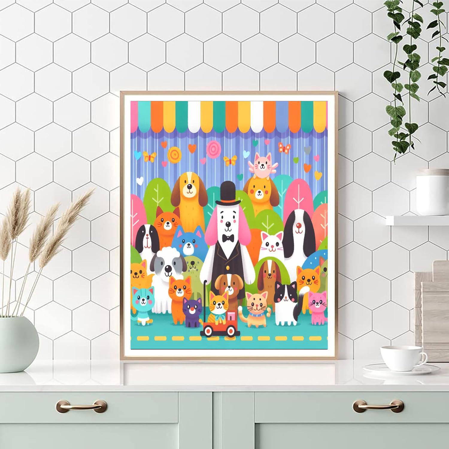 Pet Parade Painting Number Kit