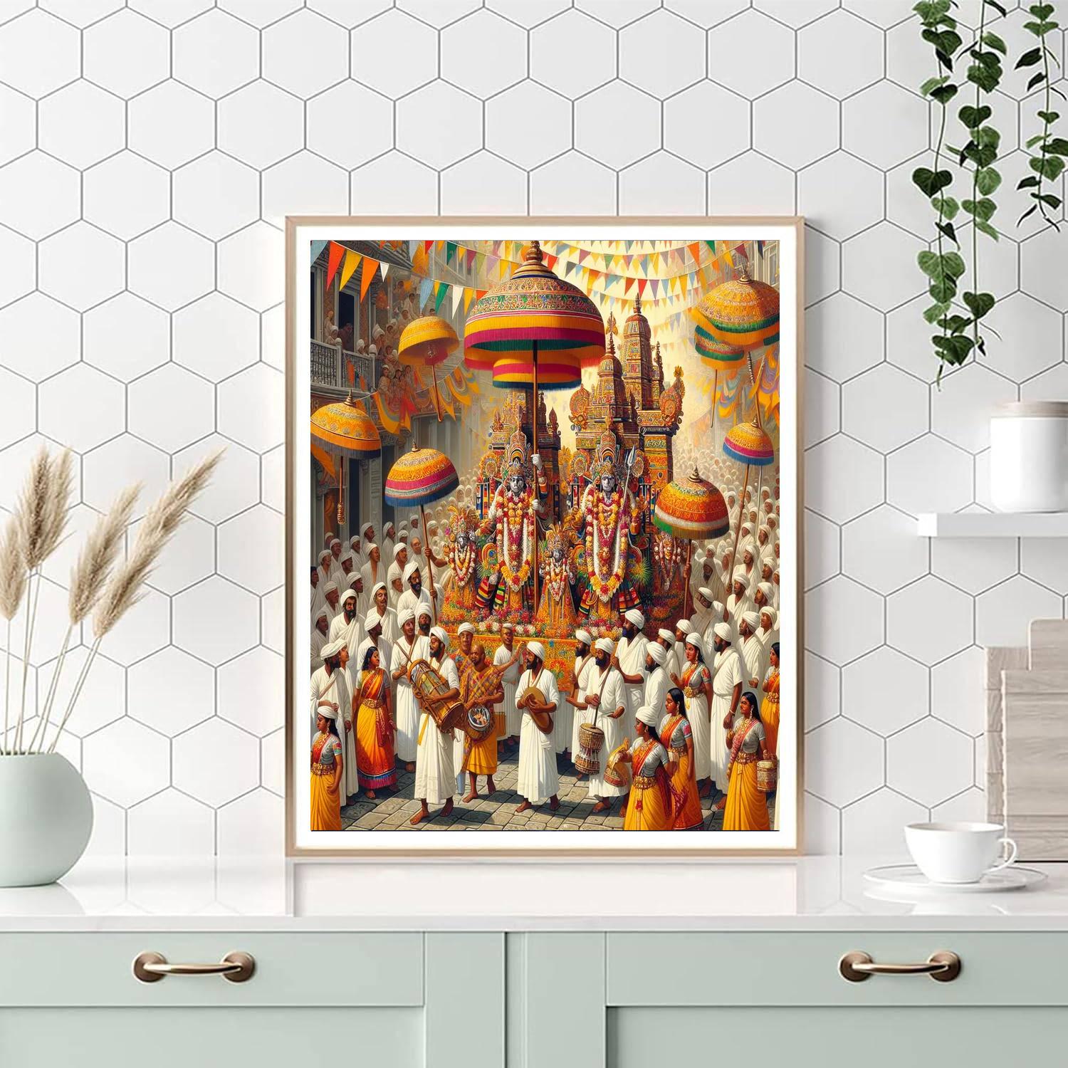 Timkat Festival - Ethiopia DIY Paint By Numbers