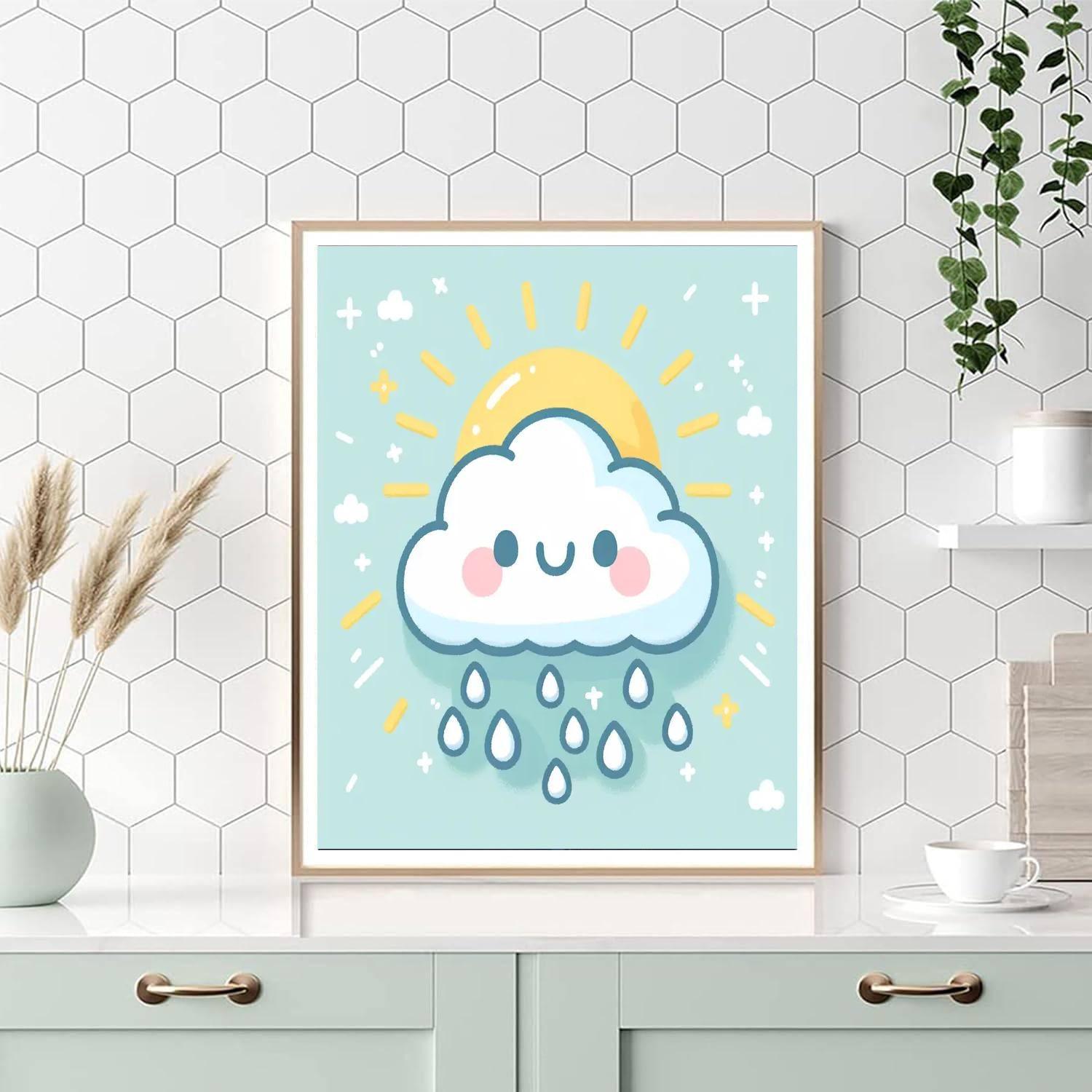 Joyful Cloud Paint By Numbers Kits