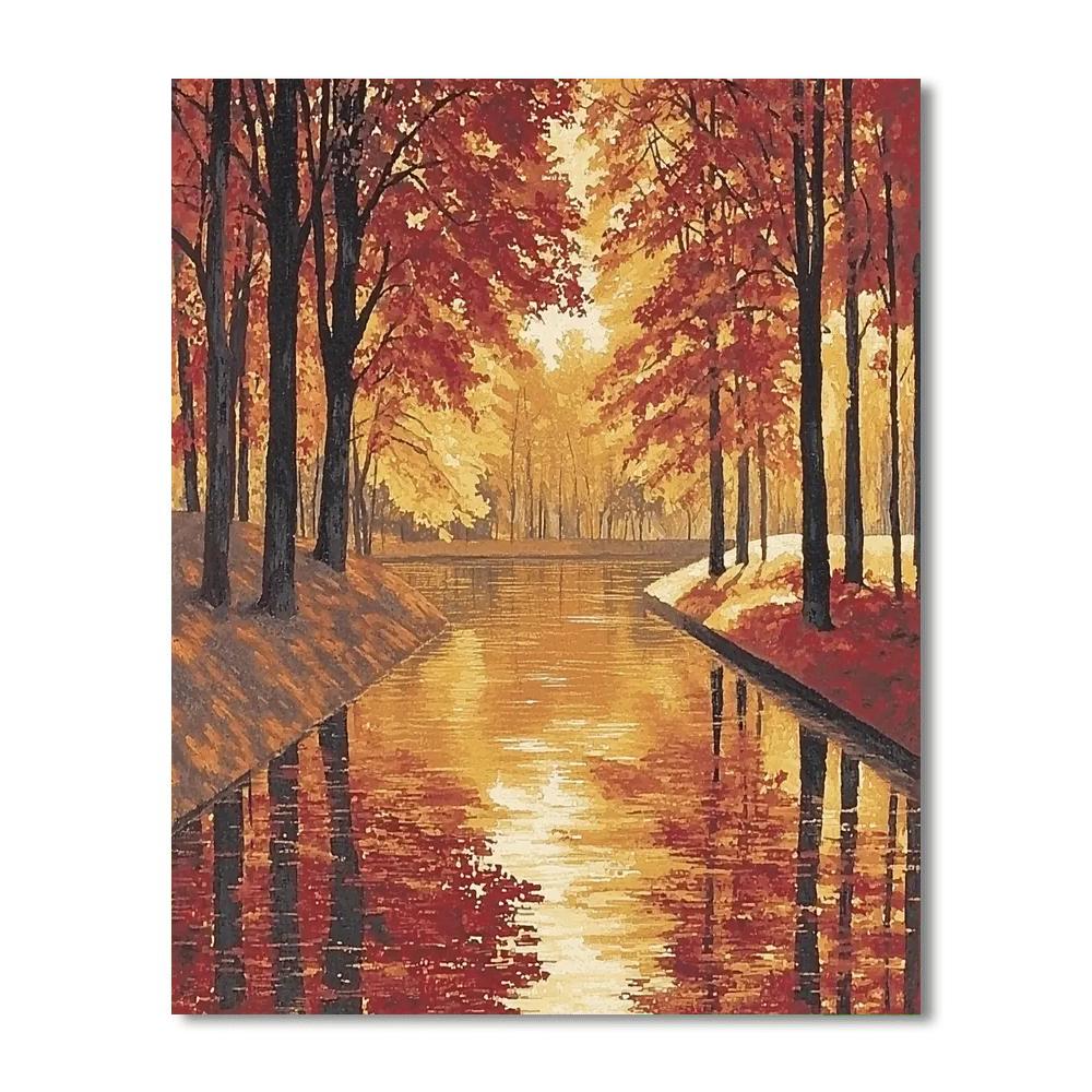 Edgar Degas Inspired Autumn's Grace  Paint By Numbers Kits