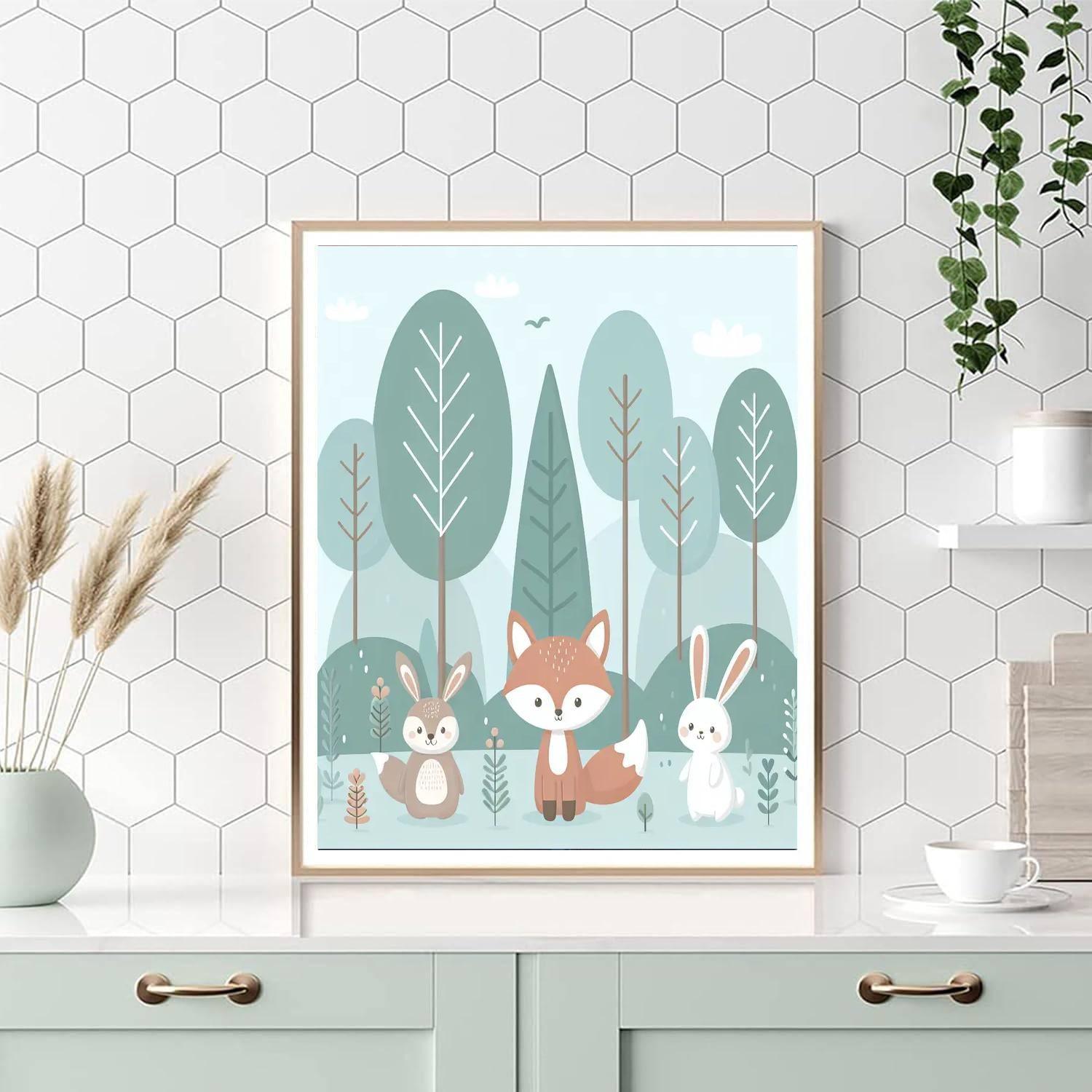 The Enchanted Woodland Paint By Numbers Art