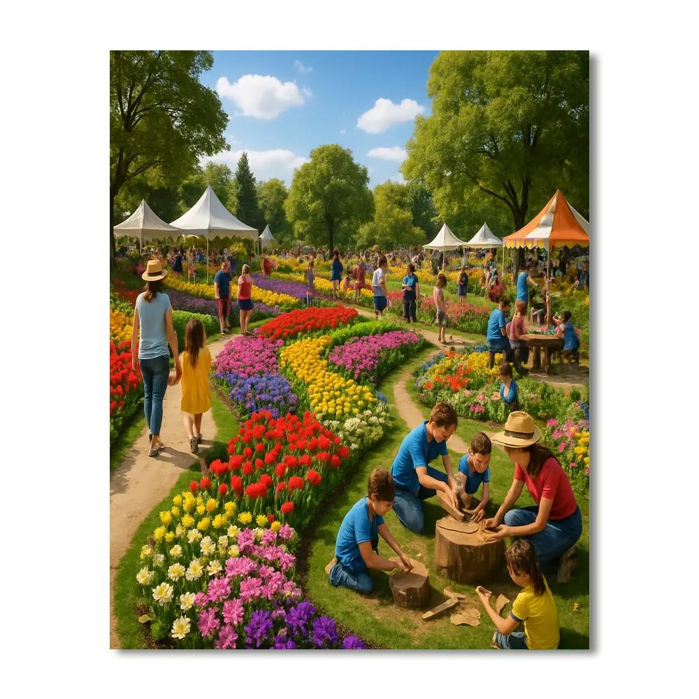 Floriade Festival Painting Number Kit