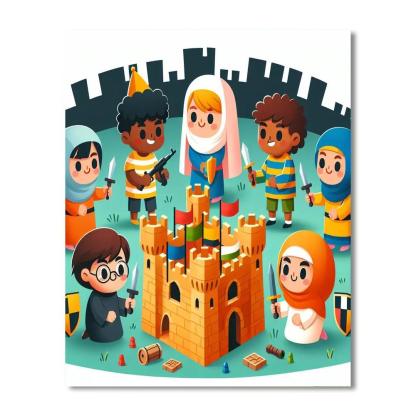 Castle Siege Surprise Paint By Number