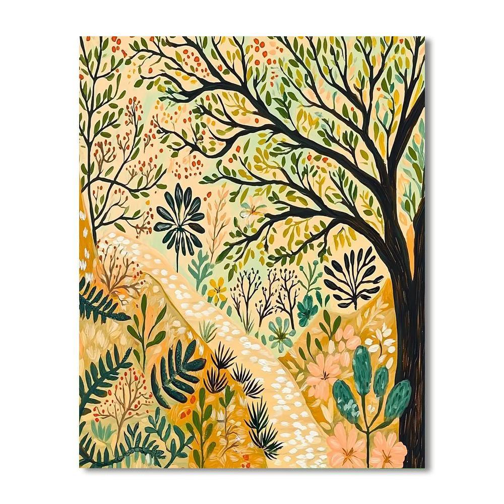 Frida Kahlo Inspired Echoes Of The Earth  Painting Number Kit