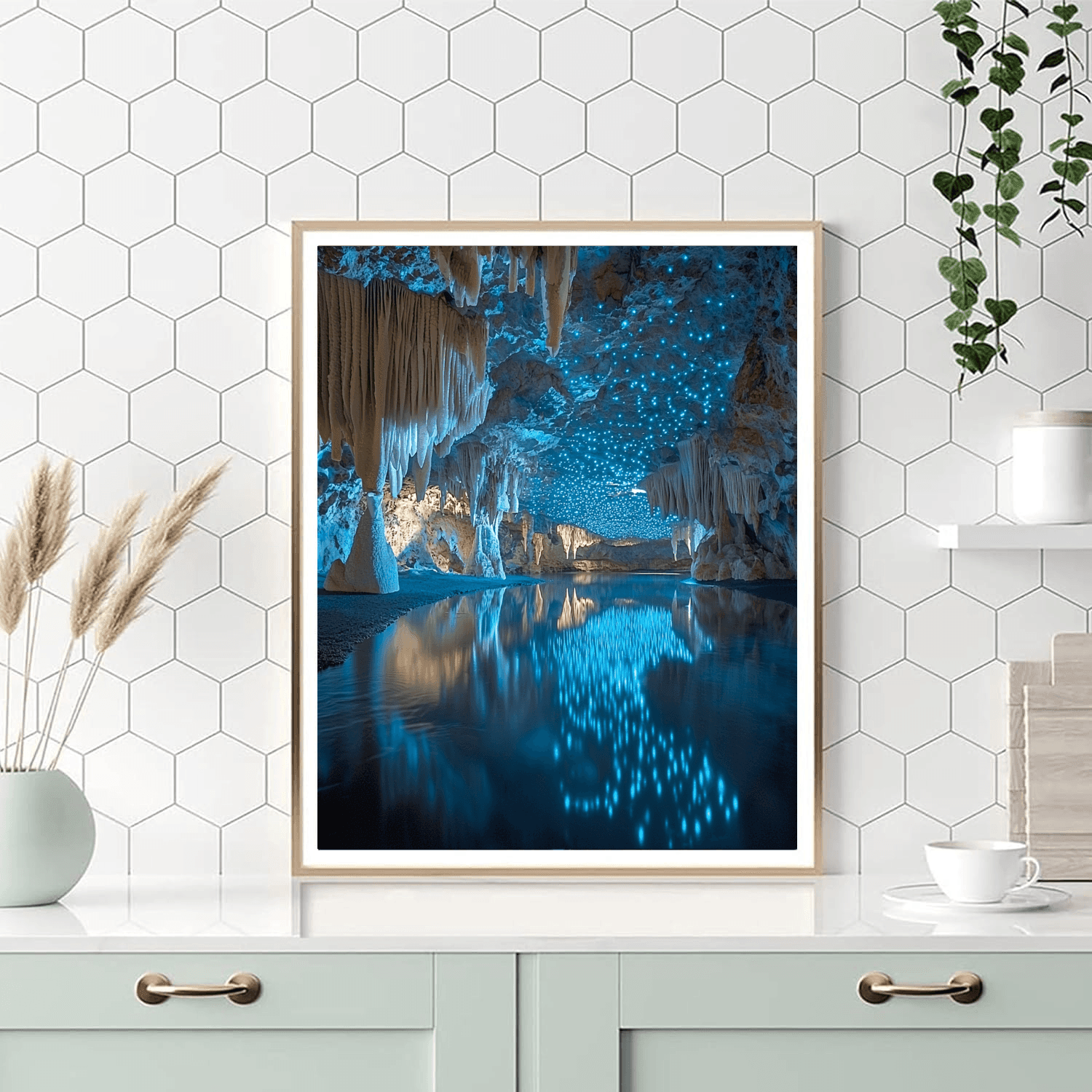 Glowworm Caves - New Zealand Number Painting