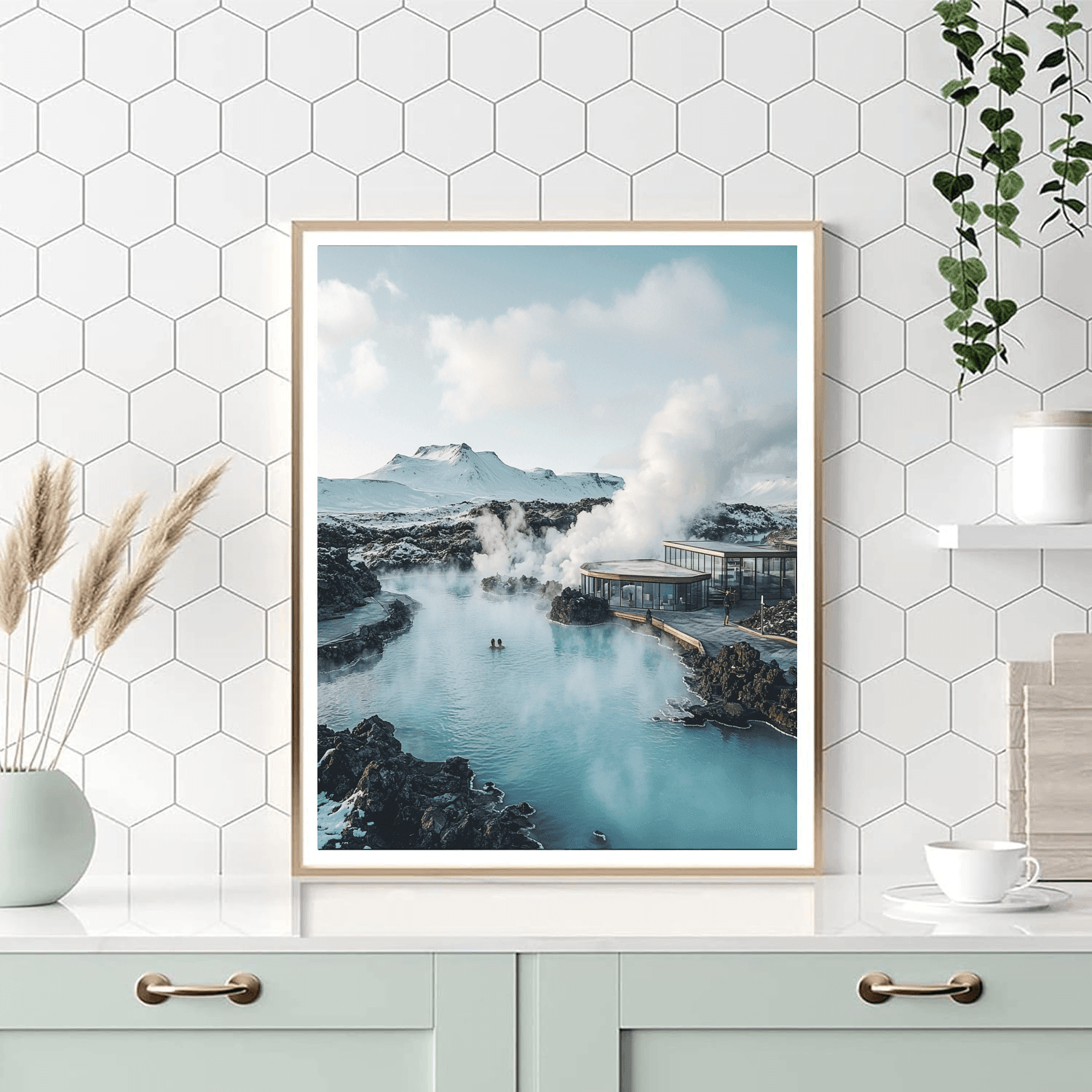 Blue Lagoon - Reykjavik Paint By Numbers Kits