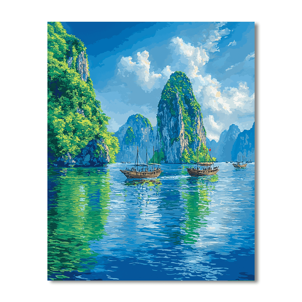 Halong Bay - Vietnam DIY Paint By Numbers