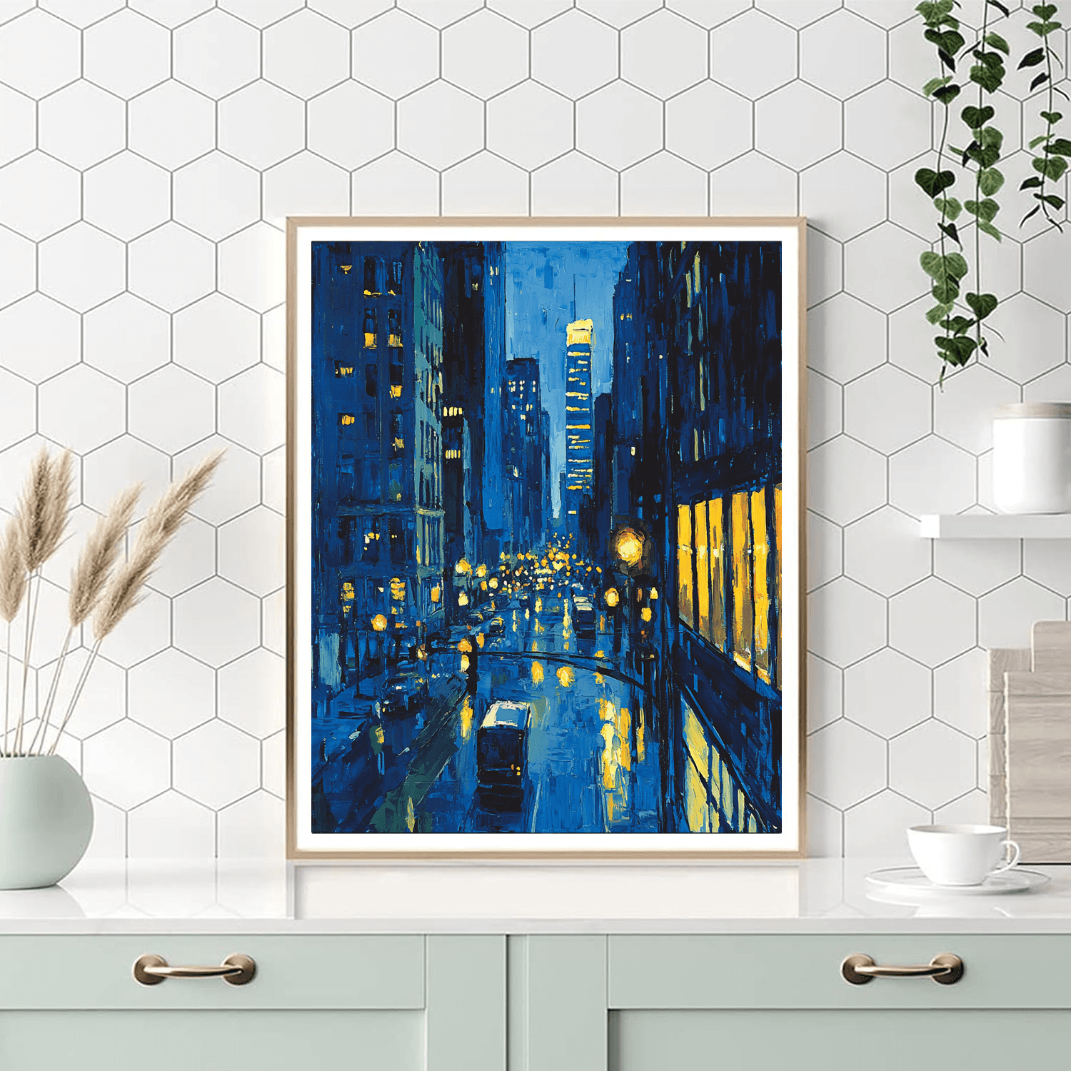 Edward Hopper Inspired Metropolitan Nights  Paint By Numbers Kits