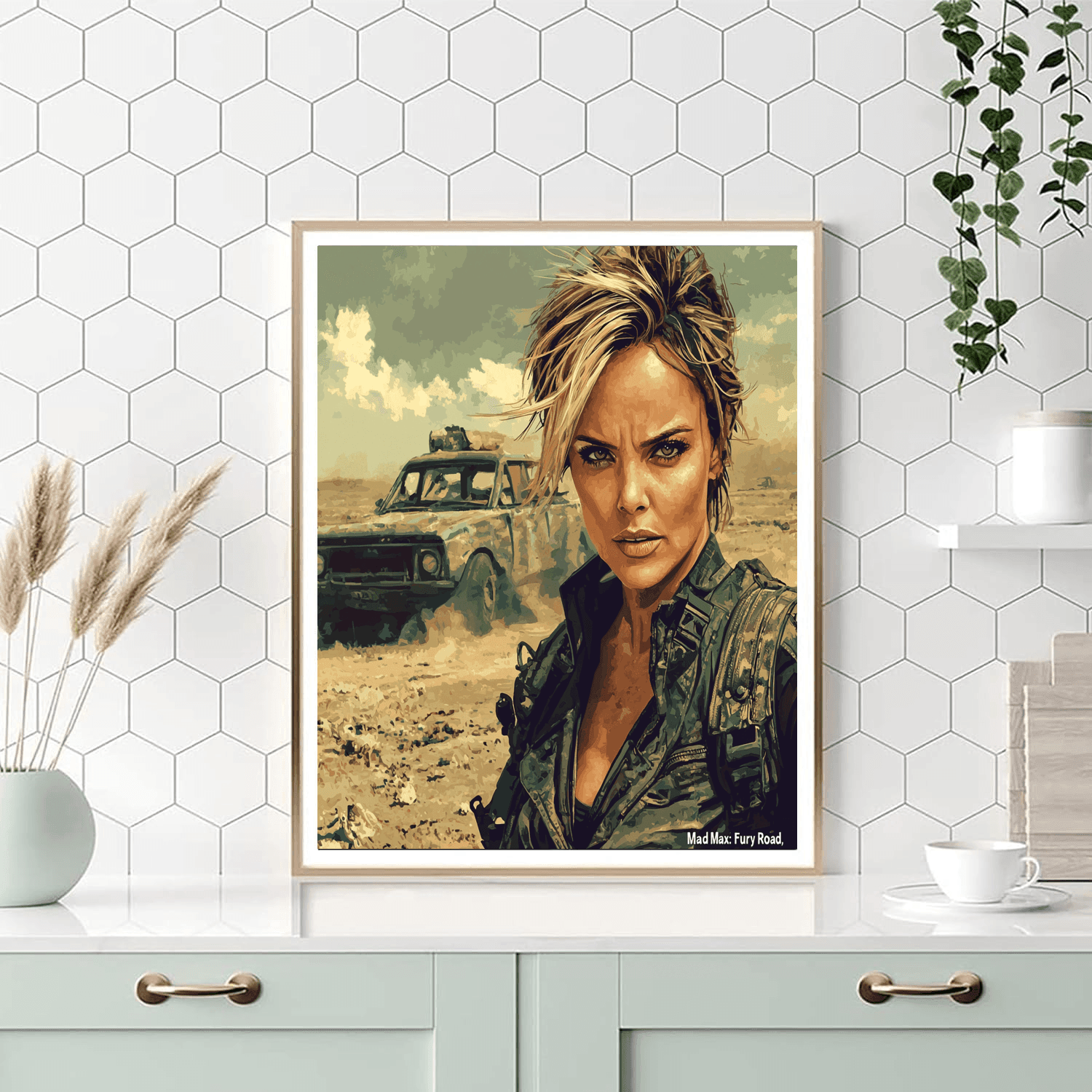 Charlize Theron: The Fearless Warrior Of Cinema Paint By Numbers