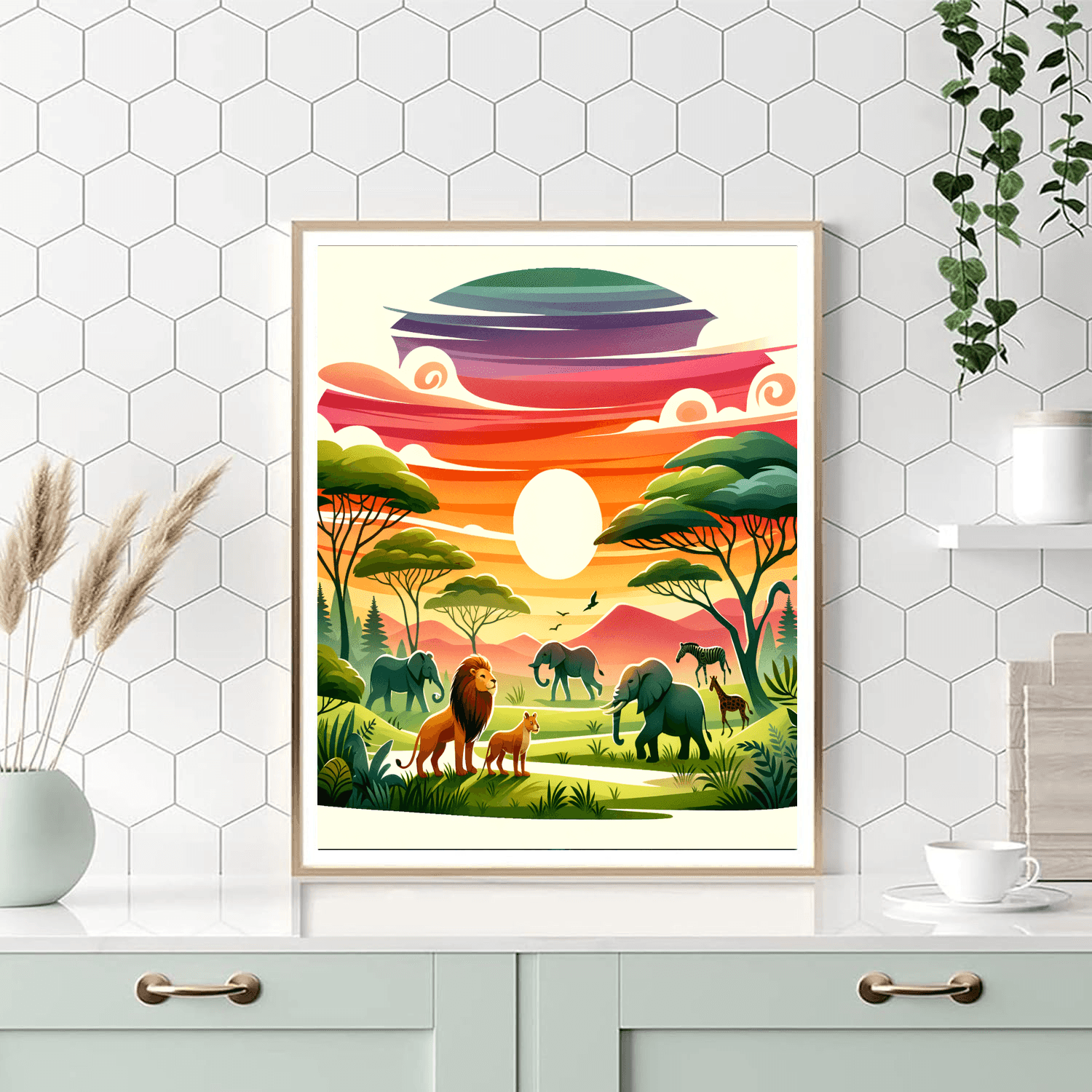 Wonderful Wildlife Safari Paint By Numbers Kits