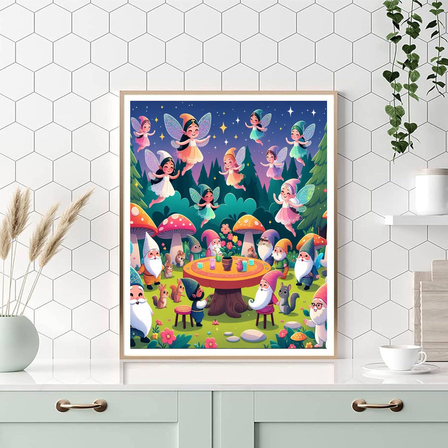 Fanciful Fairyland Fiesta Paint By Numbers