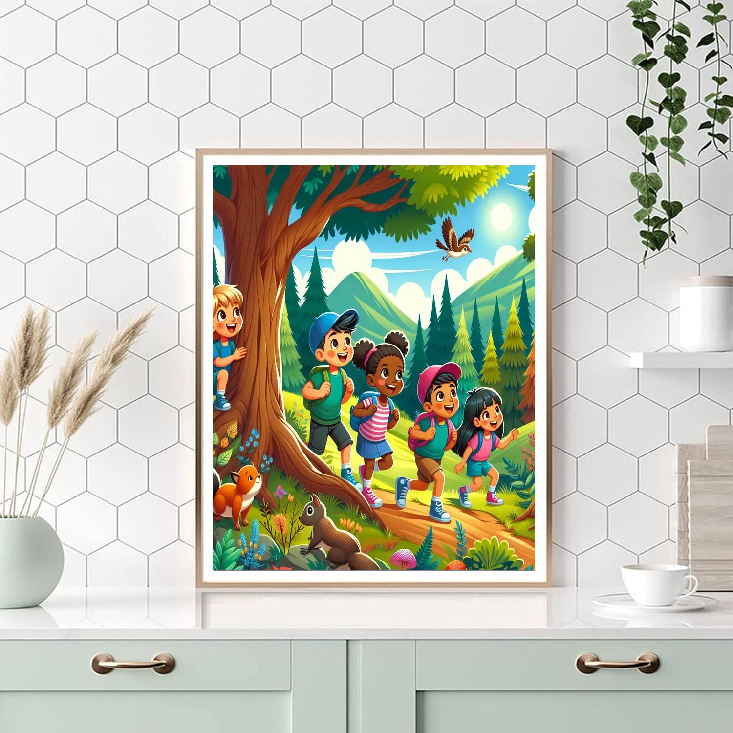 Outdoor Adventure Quest Paint By Numbers Art