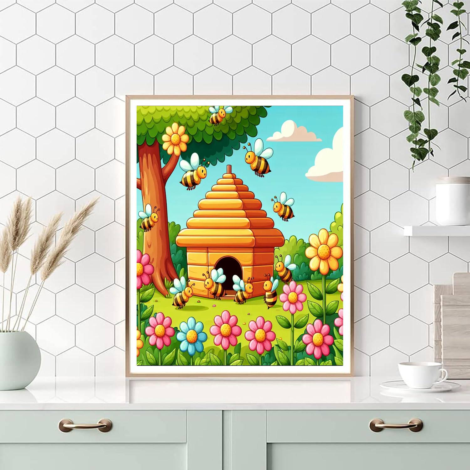 Busy Beehive Community DIY Paint By Numbers