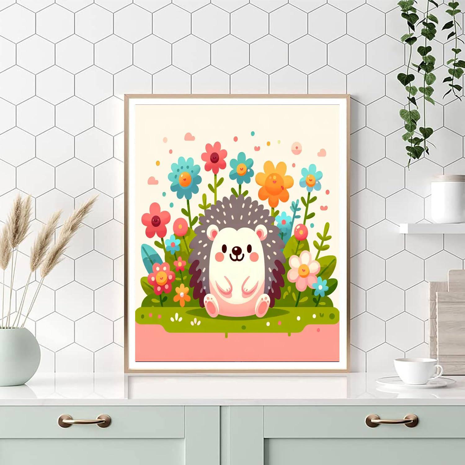Magical Hedgehog Paint By Color
