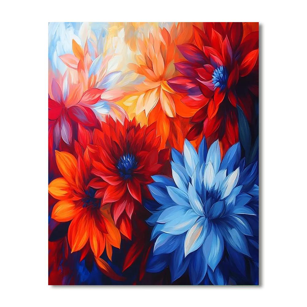 Frida Kahlo Inspired Embered Dreams  Painting Number Kit