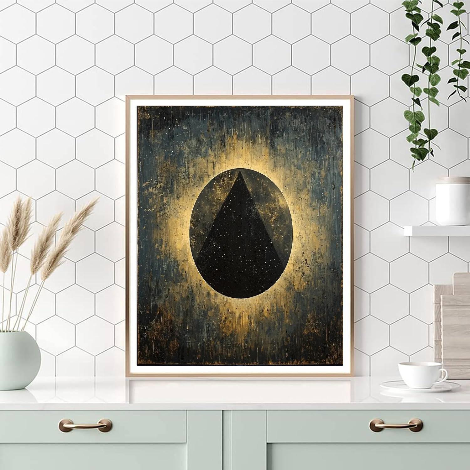 Georges Seurat Inspired Eclipse Of Illumination  Painting Number Kit