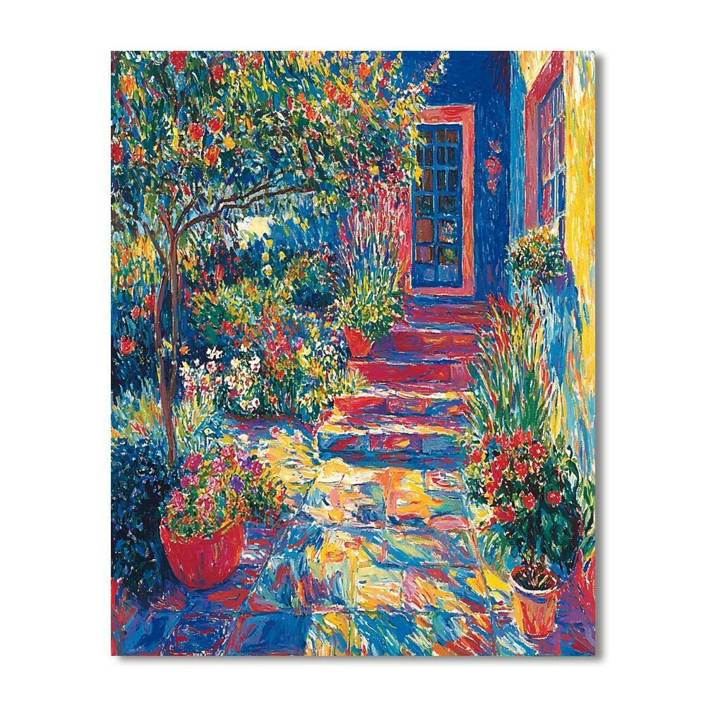 Henri Matisse Inspired Matisse's Vivid Garden  DIY Paint By Numbers