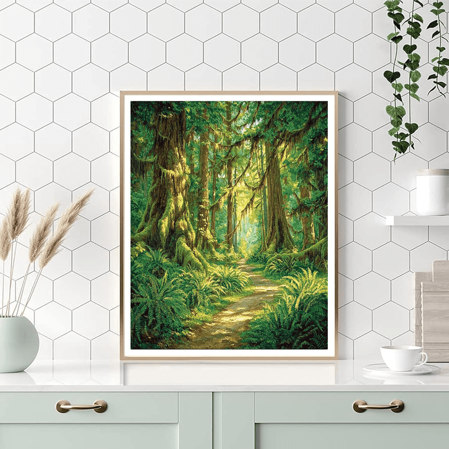 Hoh Rainforest - Olympic National Park Numbered Painting Kits