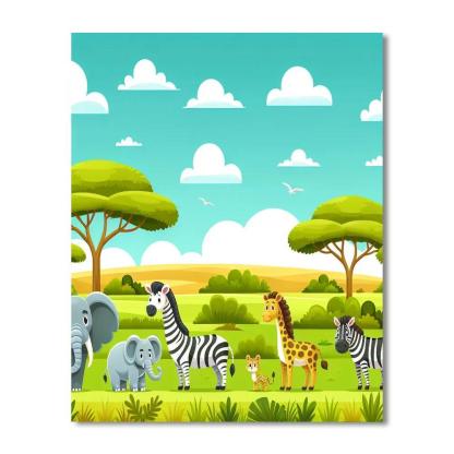 Savannah Wonders Paint By Numbers