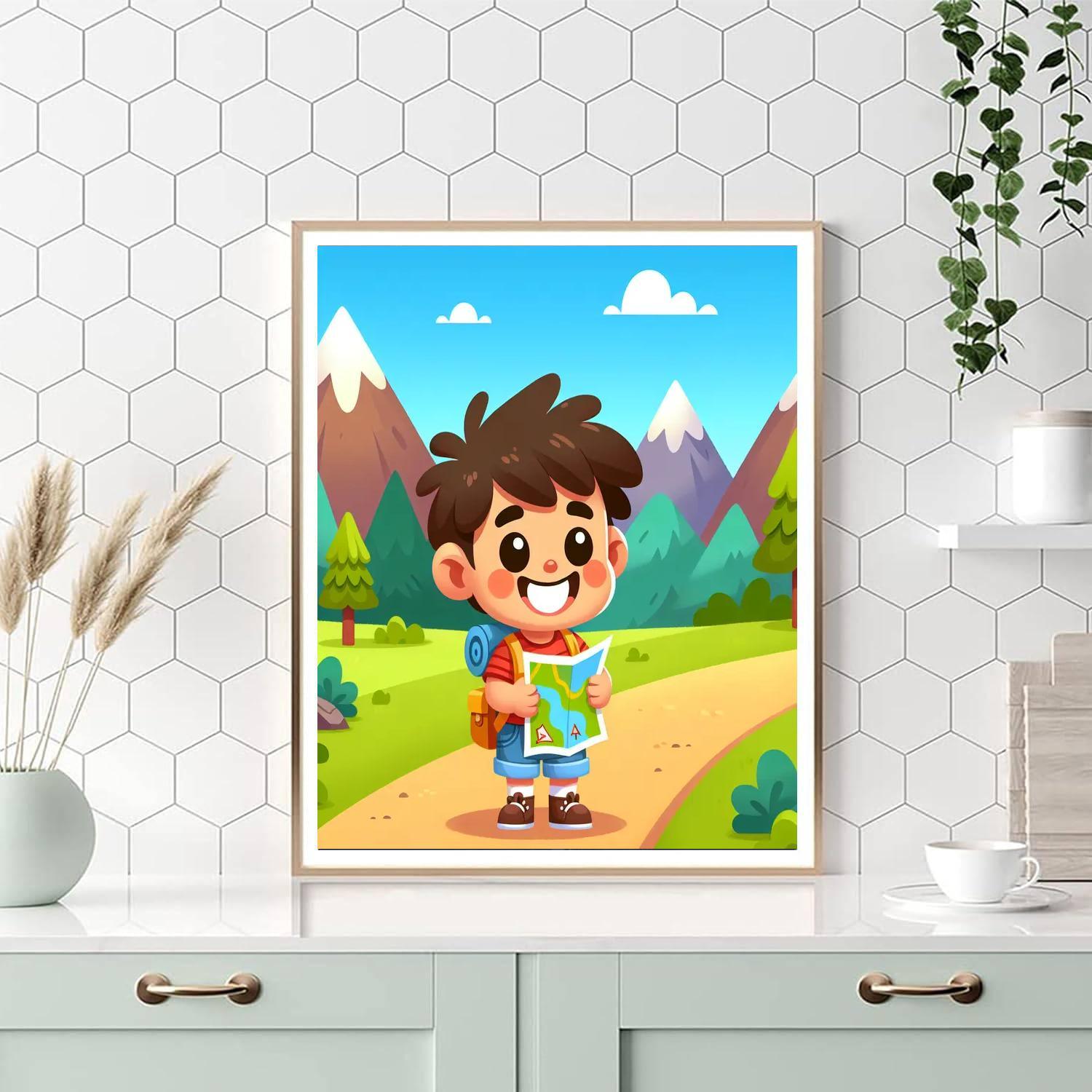 Little Explorer Adventures Painting Number Kit