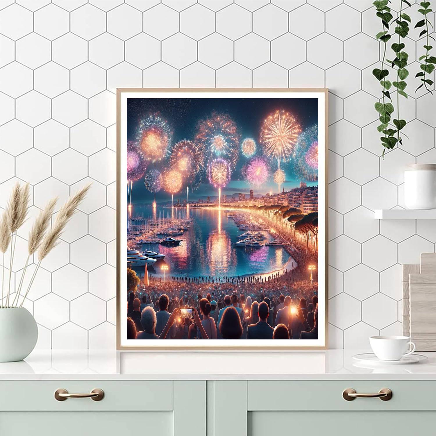 The International Fireworks Festival - France Paint By Color