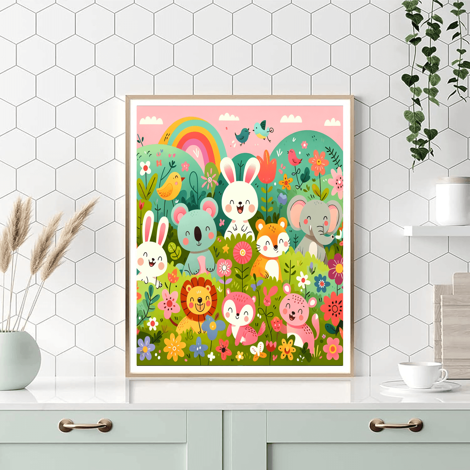 Cuddly Critter Caper DIY Paint By Numbers