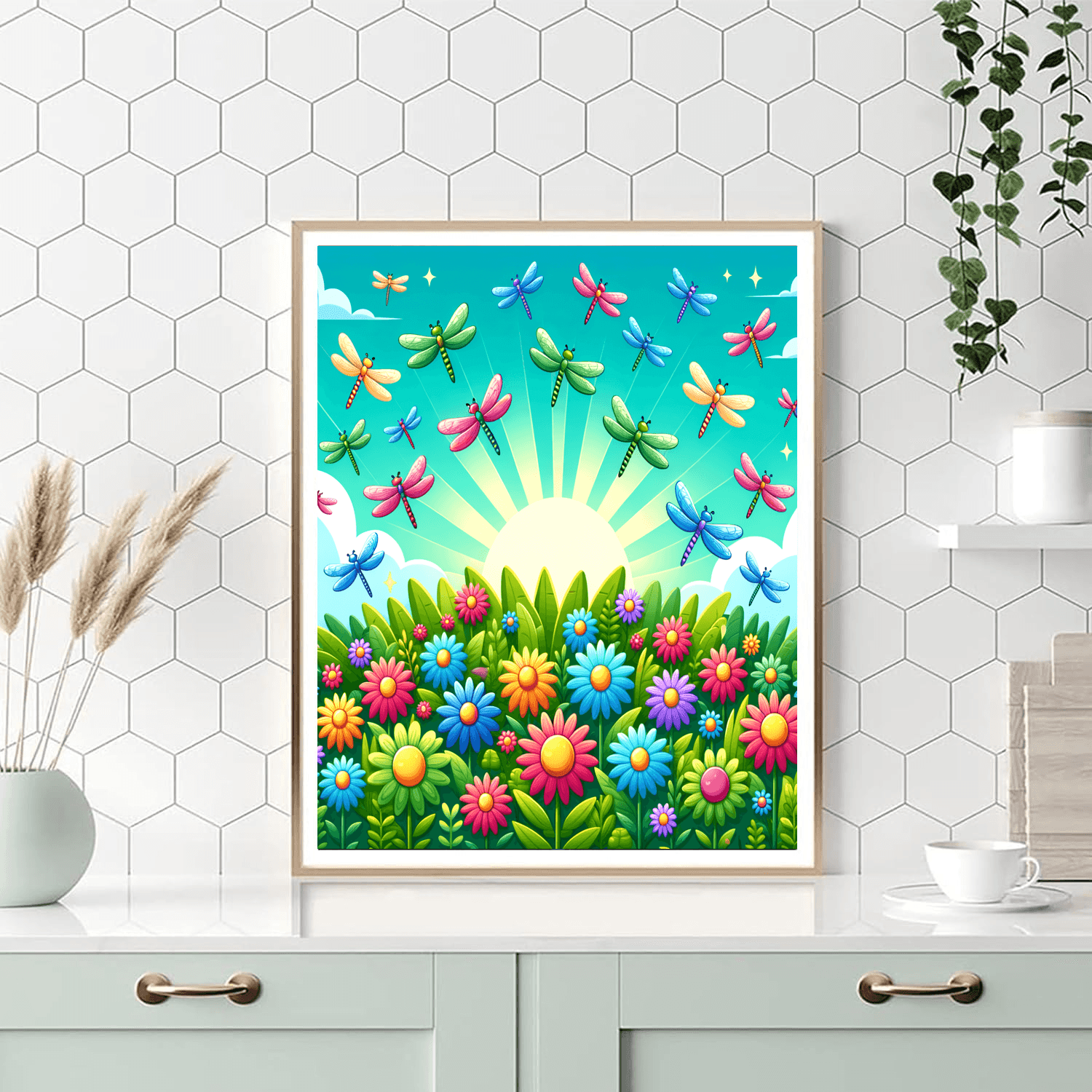 Dazzling Dragonflies Paint By Color