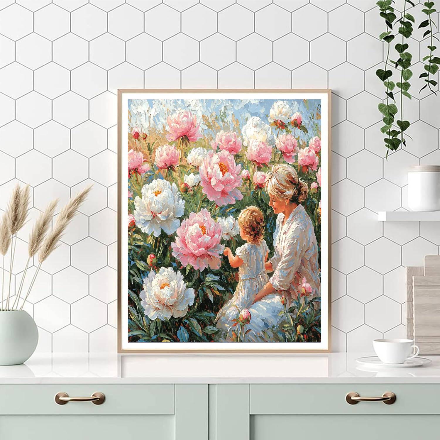 Precious Peonies Numbered Painting Kits