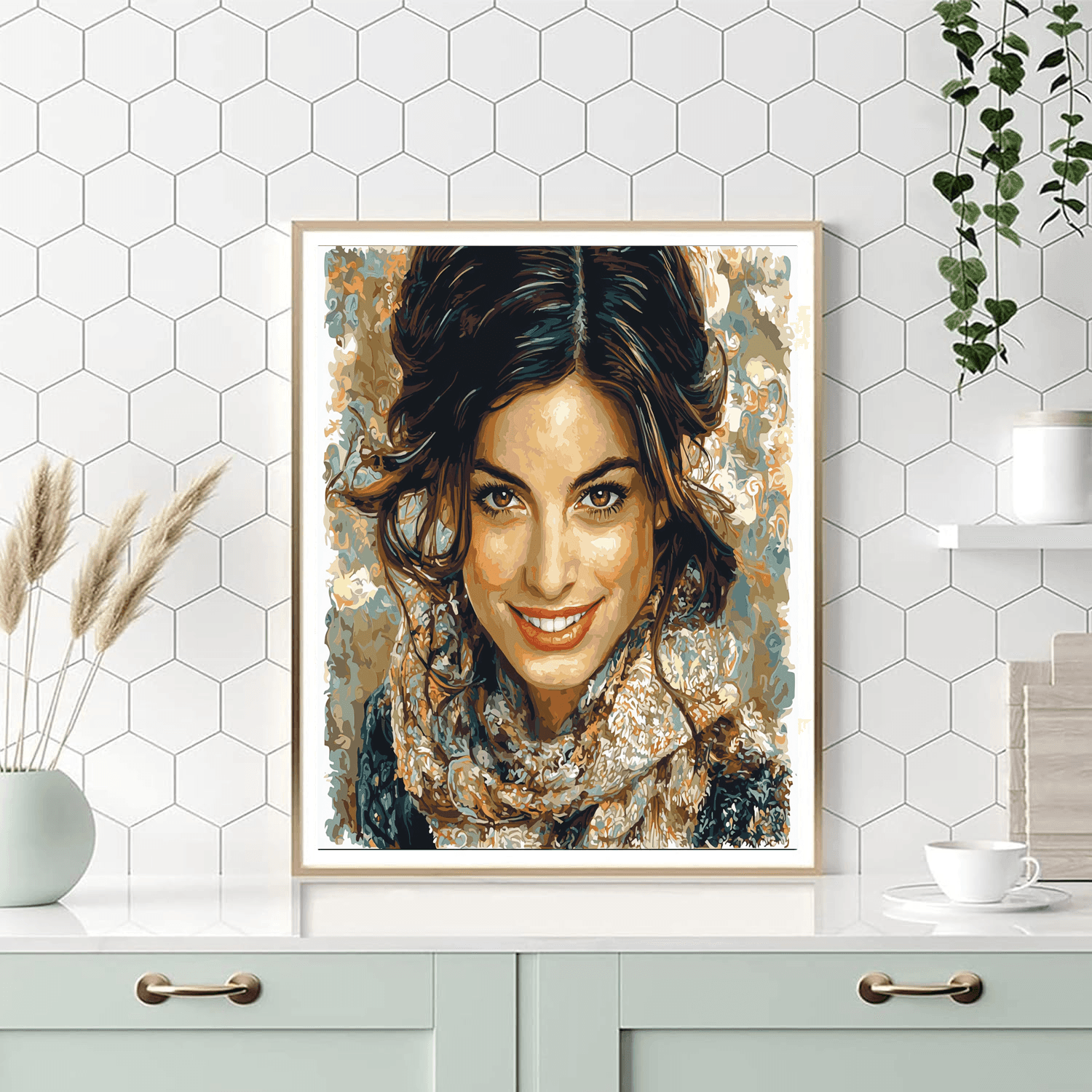 Anne Hathaway: The Radiant Elegance Of Hollywood's Darling Painting By Numbers Kit