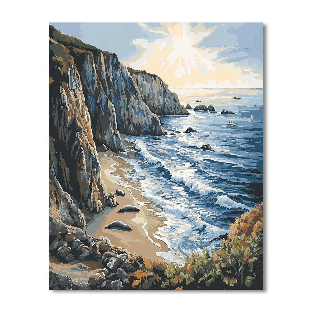 Bodega Bay Number Painting
